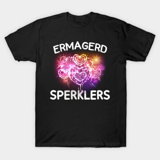 MENS ERMAGERD SPERKLERS GIFT T-Shirt